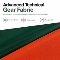 Tissu de sac en nylon 100% enduit de PU, résistant à l'abrasion, imperméable, résistant aux UV, 420D, pour sacs de plein air, tentes de camping et chaussures