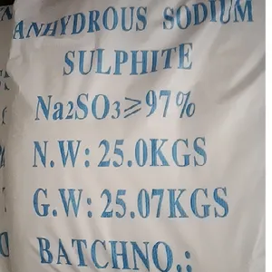White Crystals And Powder Industrial And Food Grade Sodium Sulfite Anhydrous 96% 97% 98% Purity