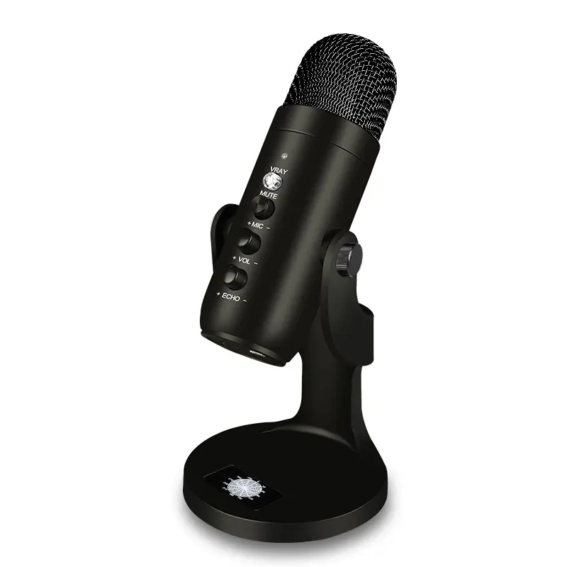 Professionelles Streaming-Studio Kondensator Mikrofon Mikrofon USB Desktop Aufnahme-Studio Singen Spiel-Streaming-Lebensübertragung