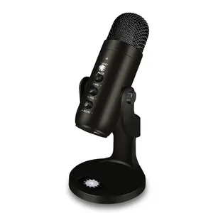 Professionele Streaming Studio Condensator Microfoon Microfoon Usb Desktop Opnamestudio Zangspel Streaming Live Uitzending