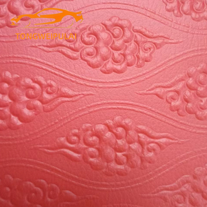 جلد صناعي منقوش ومبطن من البولي فينيل كلوريد مع رغوة 6 مم - بطانة محبوكة مقاومة للماء، قماش لسجاد السيارات 5D وتنجيد الأثاث الخارجي - Product Image 4