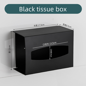 Thép Không Gỉ Nhà Bếp Giấy Lưu Trữ Phong Cách Chủ Đơn Giản Nhà Màu Đen Màu Vàng Khăn Cuộn Và Bữa Ăn Tối Khăn Ăn Cho Khách Sạn - Product Image 3