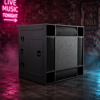 Prix Usine Promotionnel : Subwoofer Actif 4x21 Pouces 4800W RMS Classe D DSP avec Boîtier en Bois pour Concerts et Festivals en Extérieur