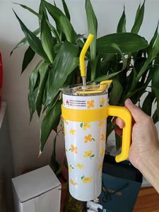 DD1913 Adventure Mug <b>40oz</b> Stainless Steel Office Travel Coffee <b>Tumbler</b> <b>Handle</b> Vacuum Insulation 12-24 Hours Thermal Car Straw - Product Image 2