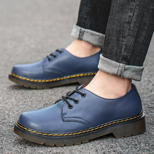 2026 Large Size Low-<b>Top</b> Women's Work Shoes Cowhide Ankle Boots Round Toe Casual Work Shoes for Men & Women Couples - Product Image 2