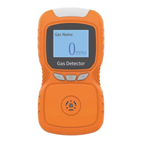 4-in-1 Gasdetektor NH3-Analysator mit Ton-, Licht- und Vibrationsalarm Luftqualitätsmonitor für Mehrgasüberwachung H2S CO O2