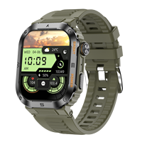 Reloj Inteligente Deportivo para Exteriores MT39 con Pantalla de 2.01 Pulgadas, Resistente al Agua IP68, Reloj de Pulsera Fitcloudpro, Presión Arterial, Reloj Inteligente de Fitness