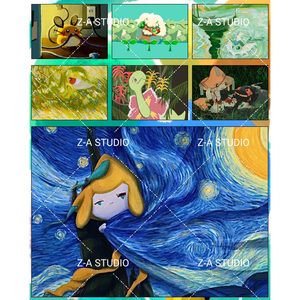 GP 双面冰箱贴 Pokemoned 稀有促销个性化冰箱贴 低预算 Poke Mon Kaarten 系列礼物 - Product Image 2