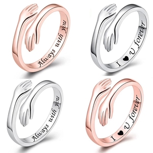 Fashion Hug <strong>Rings</strong> Adjustable Open <strong>Ring</strong> Women Personality Creative Love Hug <strong>Ring</strong> Lover <strong>Mother</strong> <strong>and</strong> <strong>Daughter</strong> Jewelry - Product Image 6