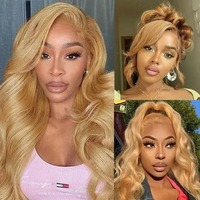 Cheveux brésiliens de 30 pouces # Perruques Lace Front HD 13x4 et 13x6 en Cheveux Humains, 30 Couleurs, Ondulées, Sans Colle, Pré-épilées, pour Femmes Noires