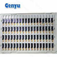 0.91 inç 128x32 nokta beyaz renk küçük oled ekran şeffaf lcd ekran spi 15 pin fpc esnek