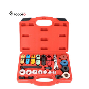 Podofo Set di 25 Strumenti Professionali in Plastica per Diagnosi, Kit di Attrezzi per Scollegamento Rapido per Sistemi <span class=keywords><strong>A</strong></span>/C, Carburante e Trasmissione - Product Image 1