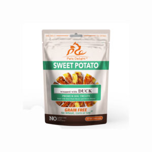 Tiras de batata envueltas en pato de alta proteína de la marca Pal's Delight, comida directa de fábrica para mascotas, palitos de carne para masticar, golosinas carnosas para perros - Product Image 6