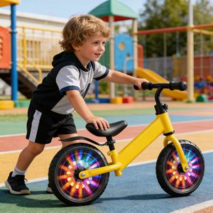 Vélo pour enfants garçons de 3 à 6 ans et vélo d'équilibre de 12 pouces avec cadre robuste pour les cavaliers énergiques - Product Image 1