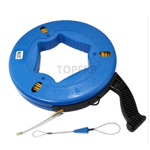 อุปกรณ์เสริมสายร้อยสายไฟสีแดงและสีน้ำเงิน ตัวล็อคเชือกเหล็ก - Product Image 6