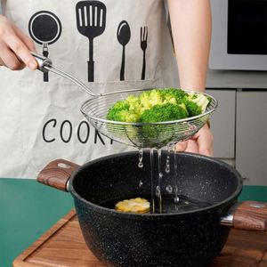 Cuillère passoire en fil d'acier inoxydable pour cuisine, ustensile de cuisson, passoire à pâtes - Product Image 3