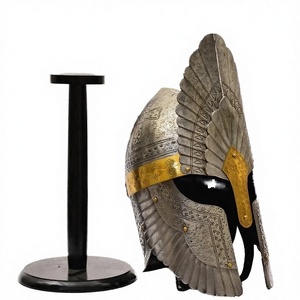 Casco Medieval Inspirado en el Rey Elendil, Casco de Caballero de Fantasía, Casco de Armadura de Acero para Cosplay y Reenactment - Product Image 4