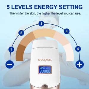 Moolweel T001i 2026 Nouveau Design Épilateur Laser à Deux Têtes HR SR Haute Énergie 21J IPL pour Femmes Usage Domestique - Product Image 3