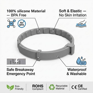 Collier <span class=keywords><strong>anti</strong></span>-puces et <span class=keywords><strong>anti</strong></span>-tiques pour <span class=keywords><strong>chien</strong></span>, imperméable, <span class=keywords><strong>anti</strong></span>-moustiques, <span class=keywords><strong>anti</strong></span>-parasites, pour chiot, OEM, 8 mois de protection longue durée, réglable, multicolores - Product Image 5