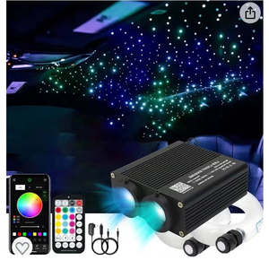 0.75mm 1000PCS 5Meter dài + 26W * 2 RGBW Twinkle ứng dụng ánh sáng động cơ với ứng dụng di động điều khiển cho ngôi sao đầy sao Trần mái nhà - Product Image 4