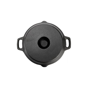Rôtissoire verticale <span class=keywords><strong>en</strong></span> <span class=keywords><strong>fonte</strong></span> pré-assaisonnée pour volaille avec égouttoir pour poulet, dinde et poules sur grill ou four - Product Image 4
