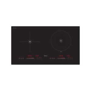 Cocina de Inducción de Doble Quemador Midea, 2200W, Control Táctil, Integrada, Panel Microcristalino de Acero Inoxidable Negro - Product Image 2