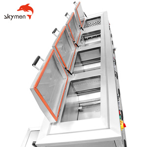 Skymen oem odm תעשייתי מנקה ארבעה טנקים מכונת ניקוי קולי עבור חלקי מתכת מנוע אוטומטי חלקים dpf בלוק - Product Image 3