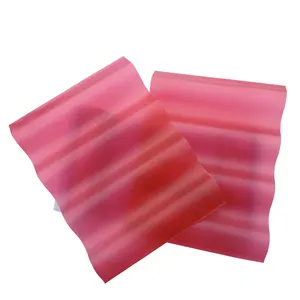 Feuille de toit étanche en plastique ondulé, revêtement de toit en plastique transparent et pvc, souple