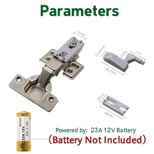 Kitchen Cabinet Lighting Cupboard Closet <b>Sensor</b> Inner Scharnier <b>LED</b> Lamp Hing <b>Light</b> <b>LED</b> Inner Hinge Lamp - Product Image 2