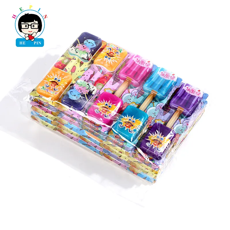 Wholesale Factory OEM Colorful Foot Shape Lollipop With Popping Candy Fruit Flavor Sweet Hard Candy Lollipop For Kids