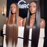 Wig Rambut Asli Warna Honey Brown Highlight 1B, Wig Lace Front, Rambut Virgin Brazil, Wig Highlight, Wig Frontal HD Transparan