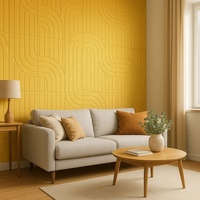 Panneaux acoustiques décoratifs pour l'isolation phonique des murs, rainurés linéaires, 120x60cm, en PET, pour la maison, le bureau, le studio