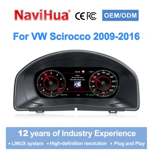 Navihua <b>Car</b> LCD Digital Cluster Dashboard Instrument with Carplay Auto Virtual Cockpit <b>for</b> VW Volkswagen Scirocco 2009-2016 - Product Image 1