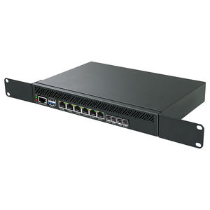Topton 1U Rack Mounted Firewall Mini <b>PC</b> Intel Atom C3758 C3808 C3958 4*10G SFP 6*1G LAN DDR4 NVMe pfSense OPNsense NAS Server - Product Image 1