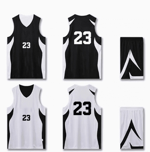 Ensemble de basketball pour femmes grandes tailles OEM, nom et numéro personnalisés, jersey d'entraînement respirant antibactérien à séchage rapide - Product Image 4