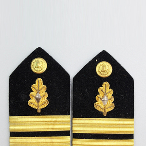 Insignia de hombro bordada de la mejor calidad, insignia de hombro de encaje bordada de alta calidad para uniforme ceremonial - Product Image 2