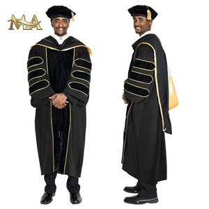 Traje personalizado vestido de graduación de doctorado vestido de PHD vestido de doctorado vestido de graduación de talla grande - Product Image 2