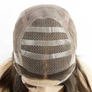 <span class=keywords><strong>NATALIE</strong></span> Mujer Pelucas de cabello humano Premium Mongolian Remy Hair Hand Tied Lace Virgin Hair Grade Pedido mínimo 1 pieza - Product Image 1