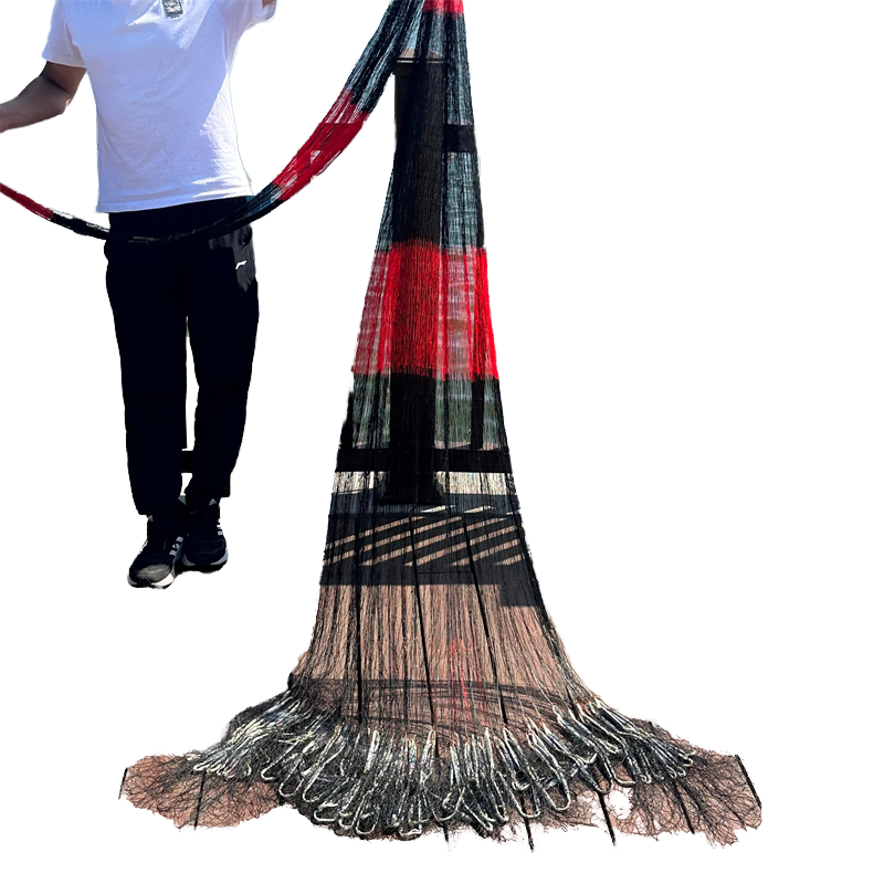 Commercial Wholesale Multifilament Hand Cast Fish Net High Quality Dalima Line Fishing Cast Net
