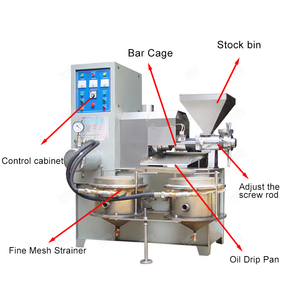 Tiên tiến bí ngô hạt giống máy khai thác dầu Báo Chí lạnh thiết kế chất lượng cao ăn được dầu extractor cho đặc sản sử dụng - Product Image 2
