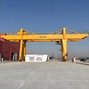 رافعة جسرية مزدوجة العارضة بسعة 32 طن و50 طن و80 طن و100 طن و300 طن للاستخدام الخارجي على السكك الحديدية، من مصانع الصين بأسعار تنافسية - Product Image 2