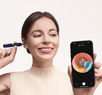 Outil intelligent de nettoyage d'oreilles avec caméra Wi-Fi 1080P, nettoyeur visuel de conduit auditif et extracteur de cérumen