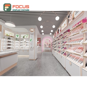 Modern Boutique Store Glass Retail Fixture Solution Provider Cosmetic Shop Design - Product Image 1