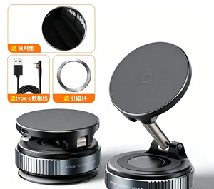 ที่ยึดโทรศัพท์ในรถยนต์แบบแม่เหล็ก X323 หมุนได้ 360 องศา พร้อมระบบดูดสุญญากาศ ใช้ได้กับโทรศัพท์ทุกรุ่น - Product Image 4
