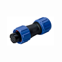 Accouplement fileté IP68 haute tension mâle femelle 1110P 1111S 1112P SP11 SP13 SP16 SP21 connecteur en plastique