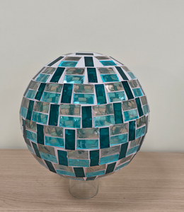 Hand Blown Natural Color Glazing <b>Globe</b> Glass Gazing Ball Weather Resistant Outdoor Decor for Home Yard Garden - Product Image 1