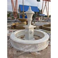 Statues de chérubins en granit et marbre antique de haute qualité, fontaine d'eau en pierre, sculpture personnalisée pour l'extérieur, la maison, le jardin, le parc, en vente