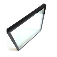 Vidrio de ventana grande de fábrica de China, Unidad de vidrio de doble aislamiento hueco, panel de vidrio de acristalamiento aislado de argón