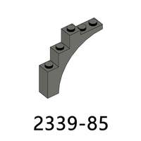 2339 Ladrillos MOC, Piezas Pequeñas, Arco 1*5*4, Arco Continuo, Accesorios de Color, Sets de Bloques de Construcción, Juguetes de Partículas para Niños, 100g/bolsa
