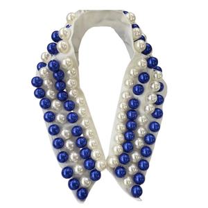 Ority armamentario fatto a mano gioielli di perle da donna regalo DST <span class=keywords><strong>collana</strong></span> decorazione con colletto rosso bianco perla <span class=keywords><strong>rosa</strong></span> e verde perla - Product Image 4